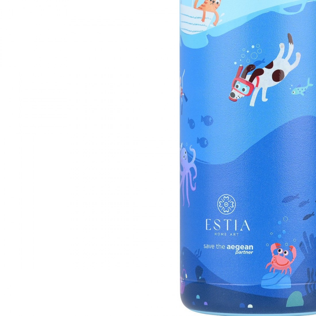 Θερμός Παιδικό Wonder Bottle 500ml Ocean Play 33101 Estia Home Art