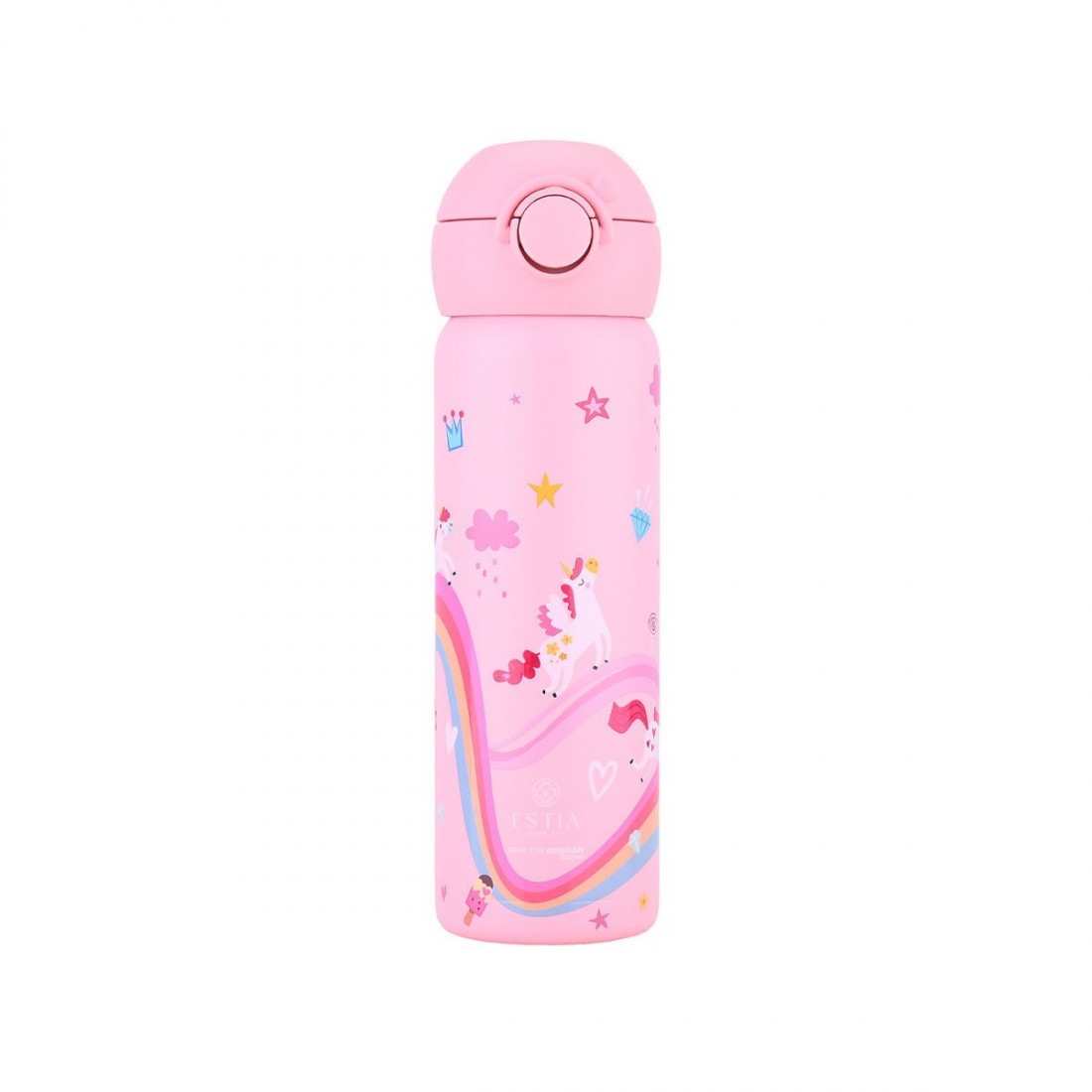 Θερμός Παιδικό Wonder Bottle 500ml Rainbow Dreams 01-34207 Estia Home Art