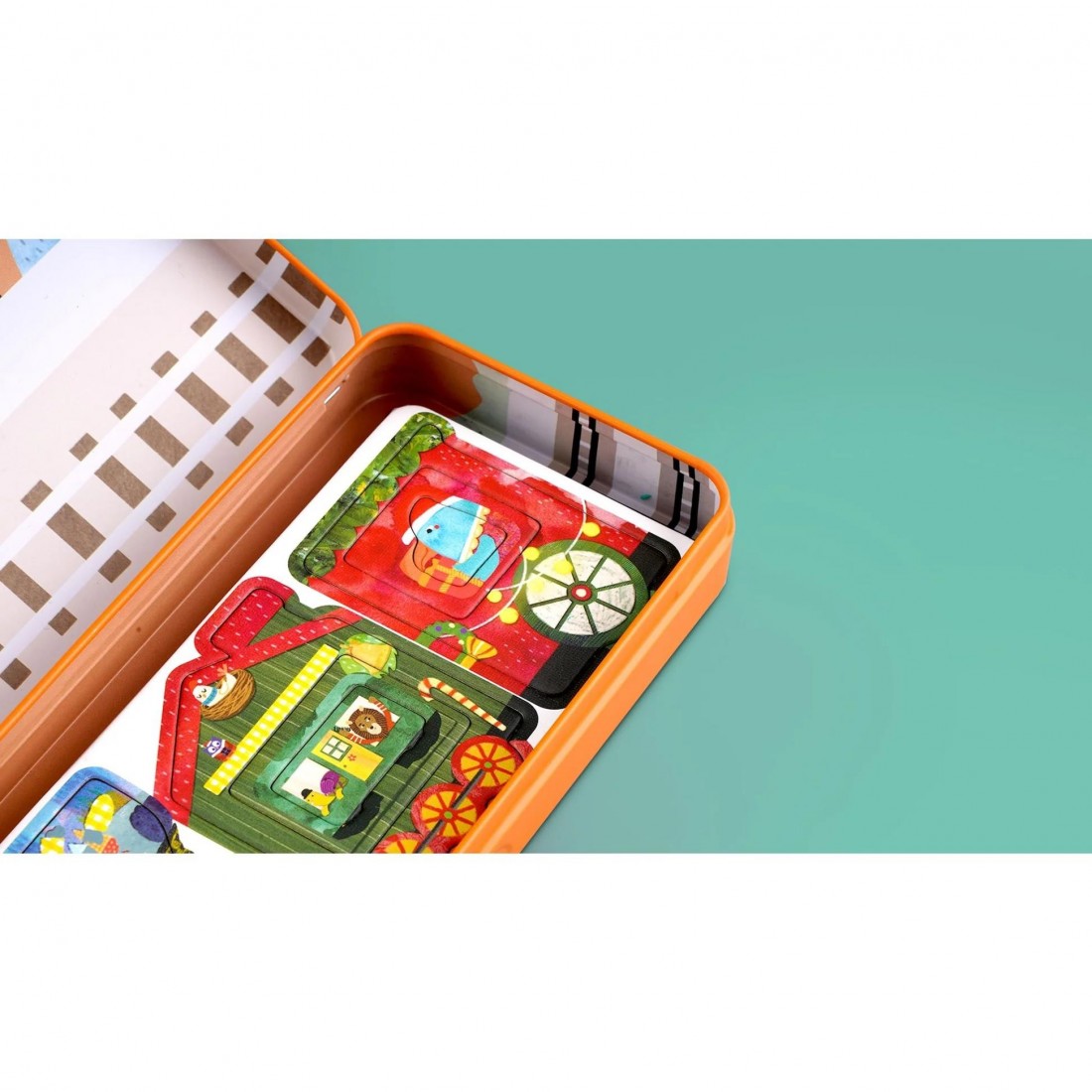 Μαγνητικό puzzle Trains 00115 Mier Edu