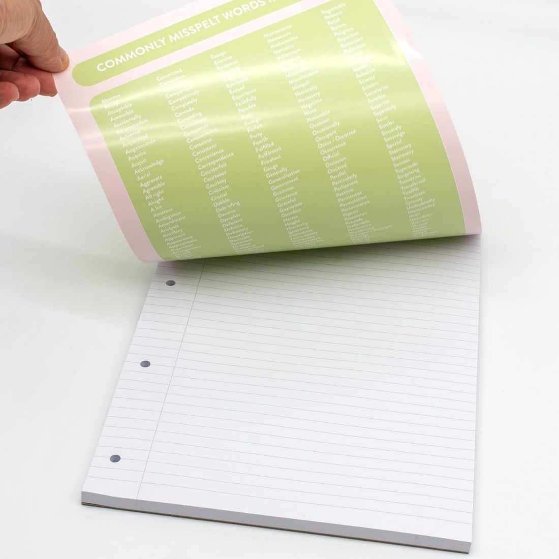 Pukka Pad pastel ριγέ μπλοκ σημειώσεων Α4 με τρύπες και περιθώριο 160 σελίδες 2014-PST