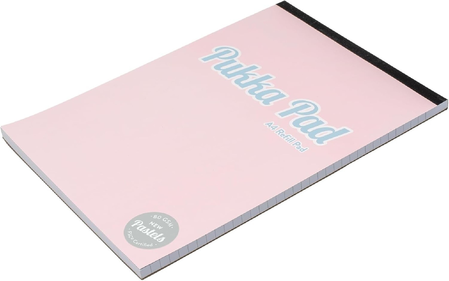 Pukka Pad pastel ριγέ μπλοκ σημειώσεων Α4 με τρύπες και περιθώριο 160 σελίδες 2014-PST