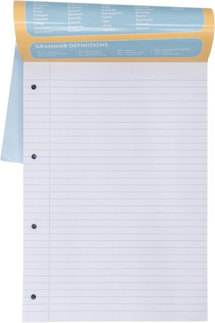 Pukka Pad pastel ριγέ μπλοκ σημειώσεων Α4 με τρύπες και περιθώριο 160 σελίδες 2014-PST