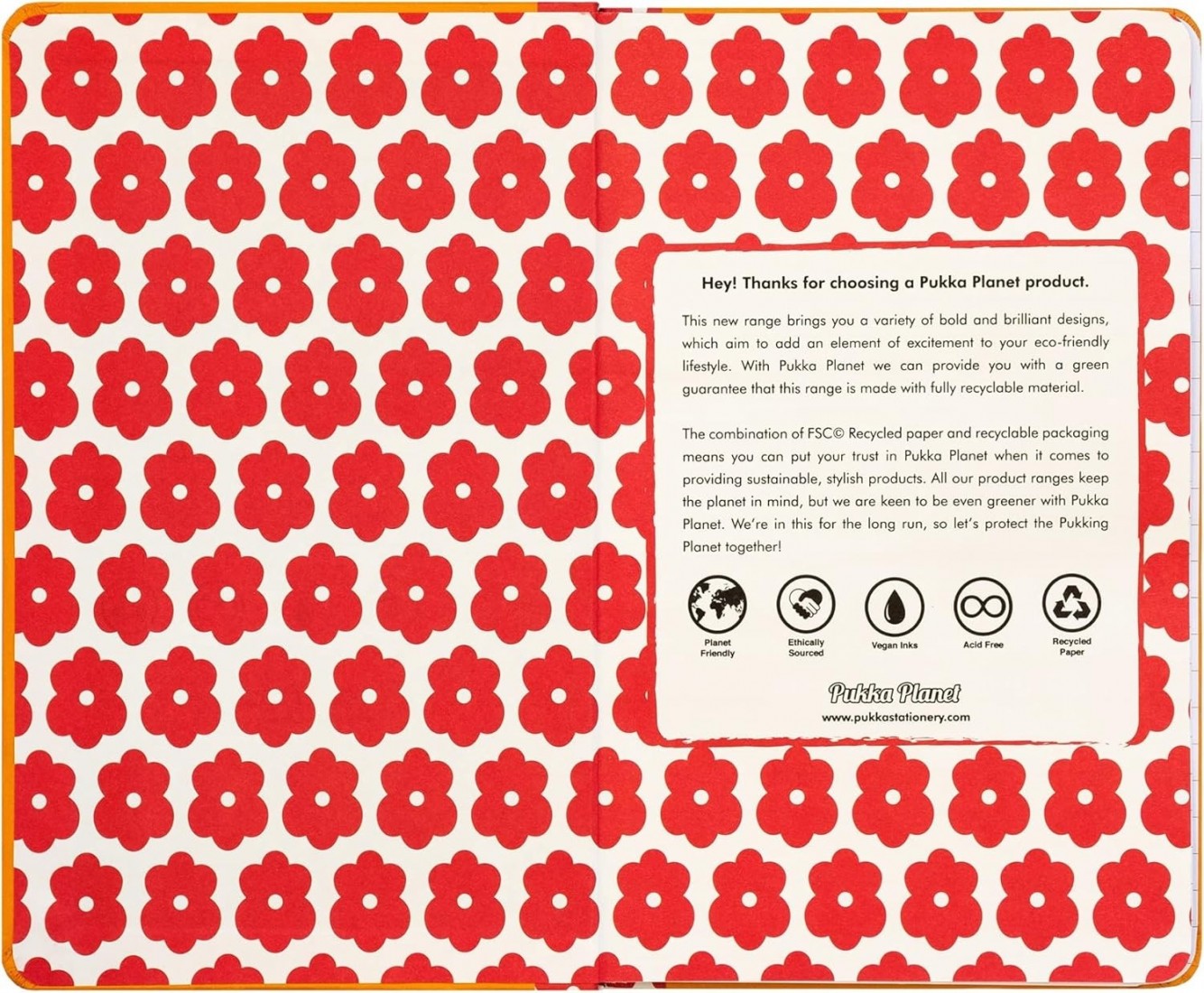 Pukka Pad σημειωματάριο ριγέ 13x21 Planet, Plants Over People 9705-SPP
