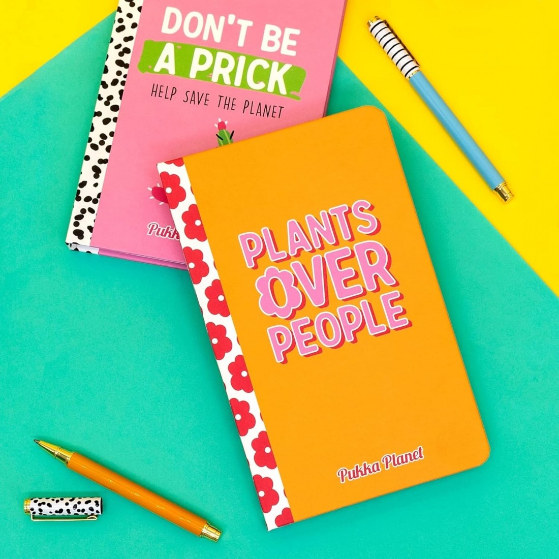 Pukka Pad σημειωματάριο ριγέ 13x21 Planet, Plants Over People 9705-SPP