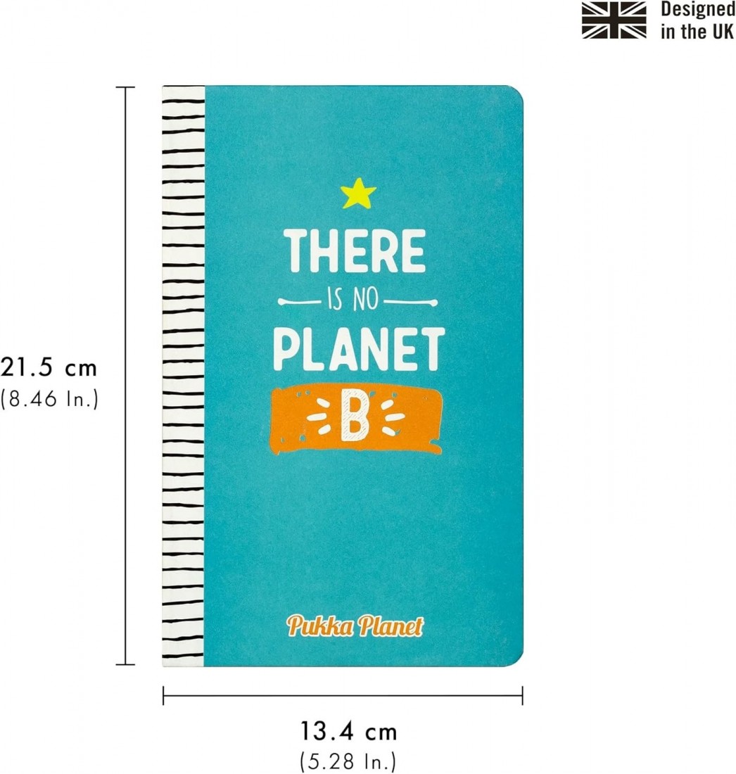 Pukka Pad σημειωματάριο ριγέ 13x21 Planet, There Is No Planet B 9703-SPP