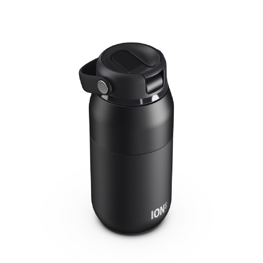 Παγούρι Μεταλλικό θερμός με καλαμάκι 360ml Primo - Urban Black Ion8