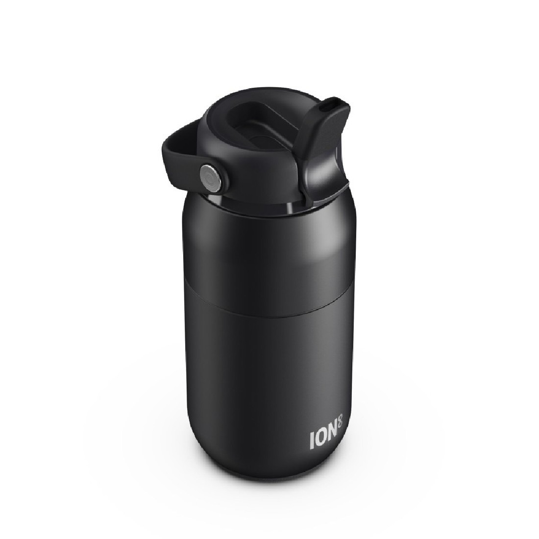 Παγούρι Μεταλλικό θερμός με καλαμάκι 360ml Primo - Urban Black Ion8