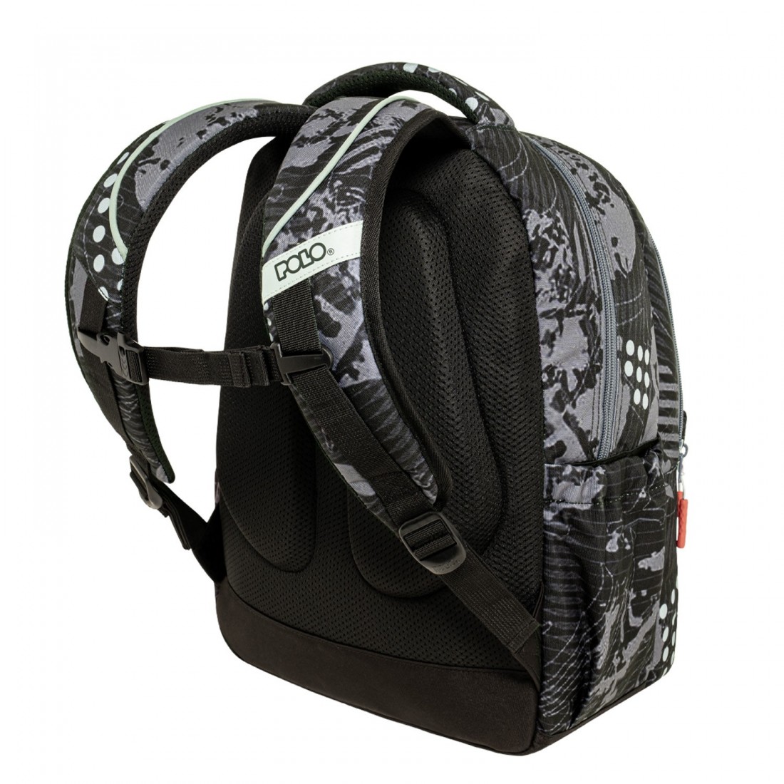 Σακίδιο πλάτης Δημοτικού Sparkle Black 901061-8438 Polo (2026)