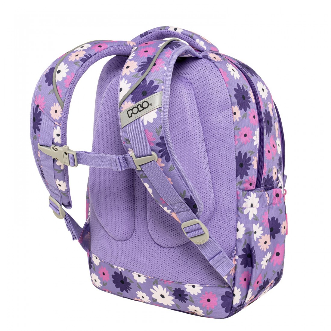 Σακίδιο πλάτης Δημοτικού Sparkle Flowers 901061-8435 Polo (2026)