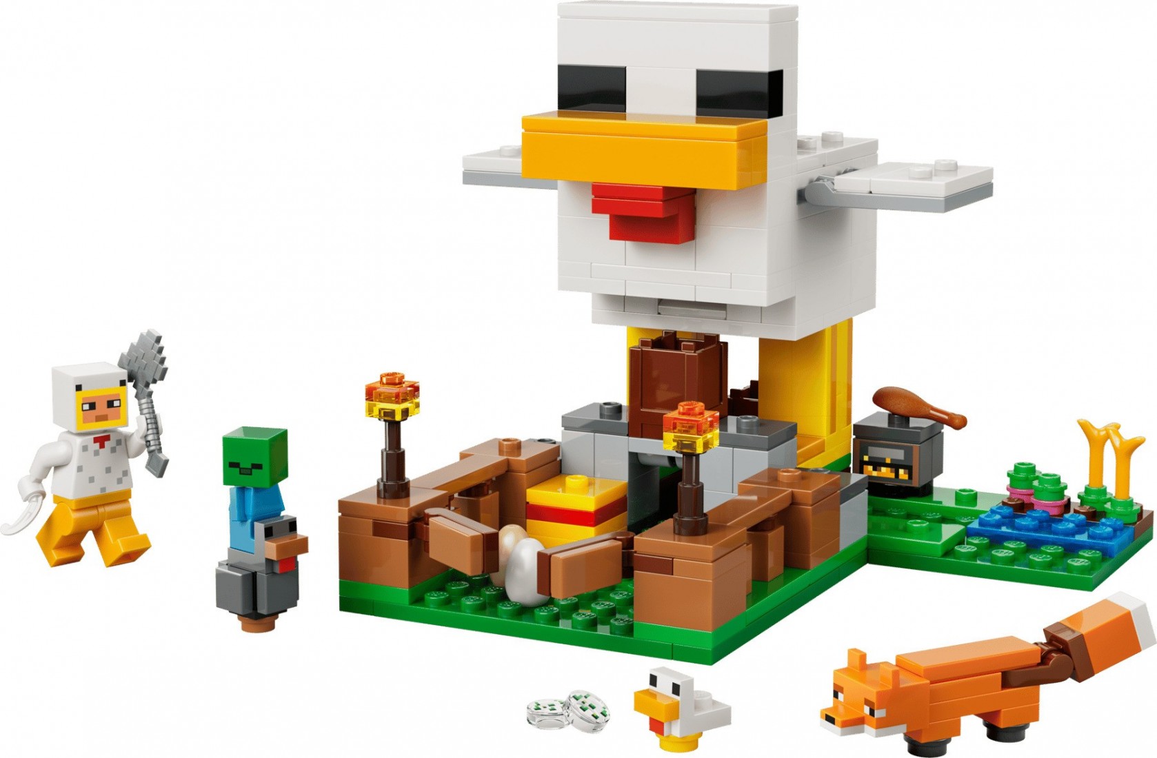 Chicken Farm 21585 Lego Minecraft