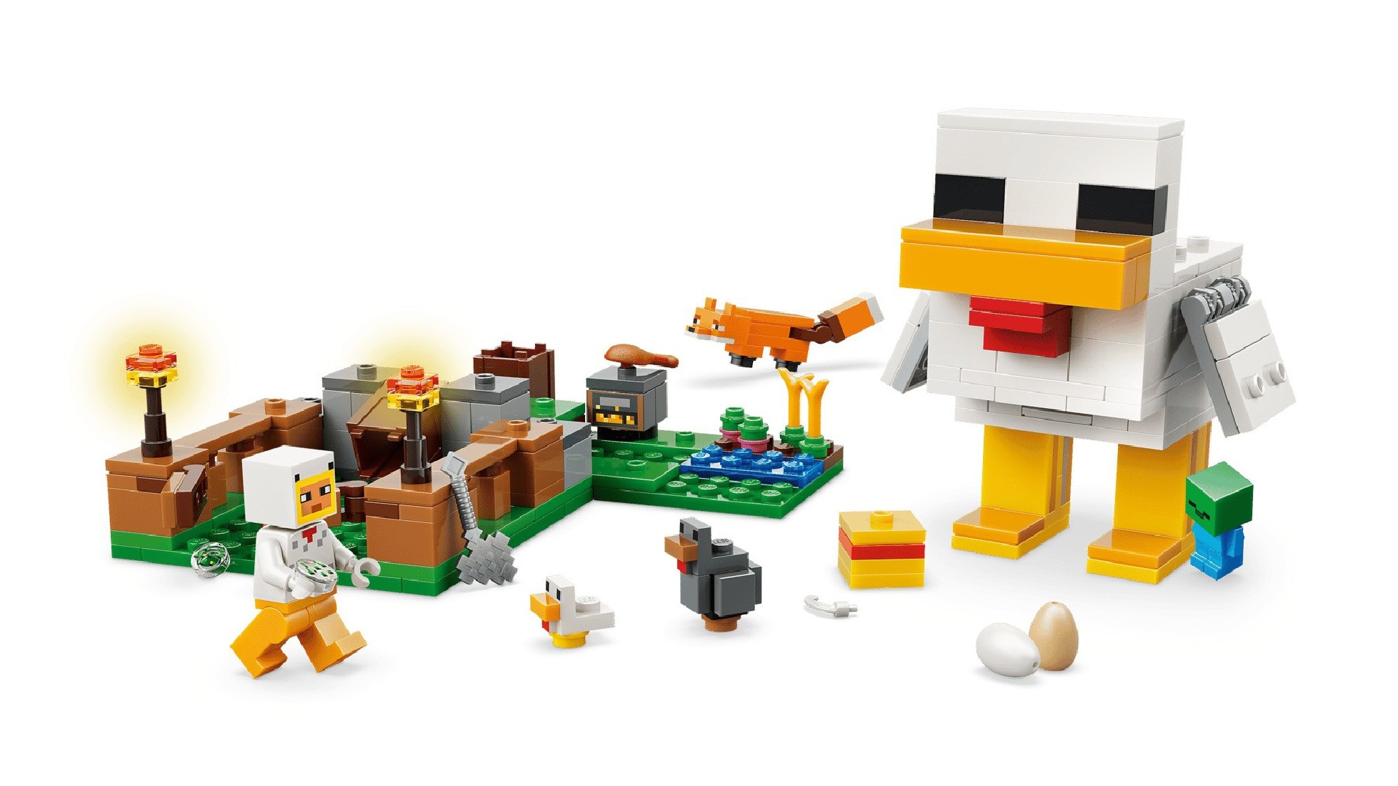 Chicken Farm 21585 Lego Minecraft
