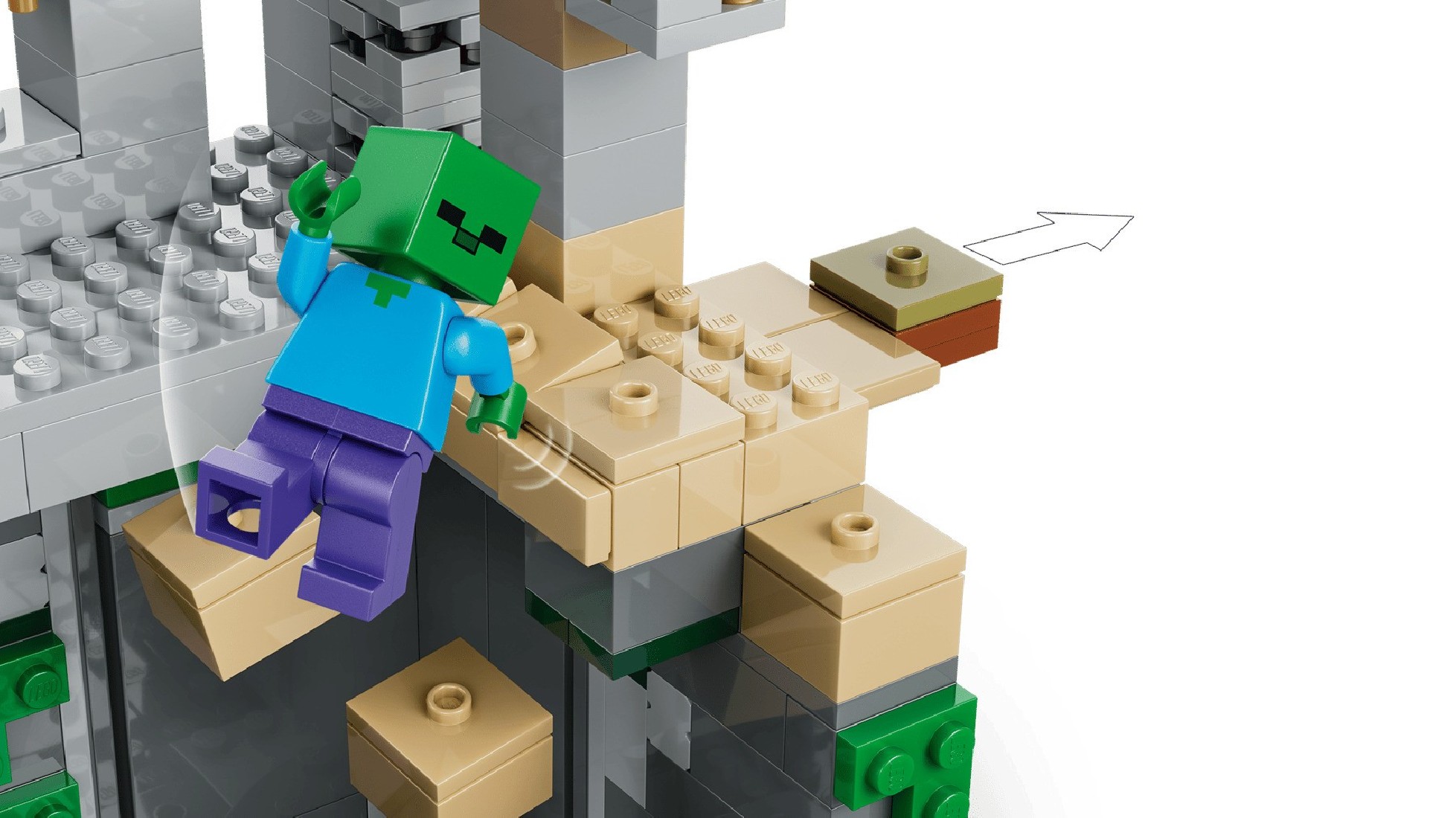 Zombie Dungeon 21587 Lego Minecraft