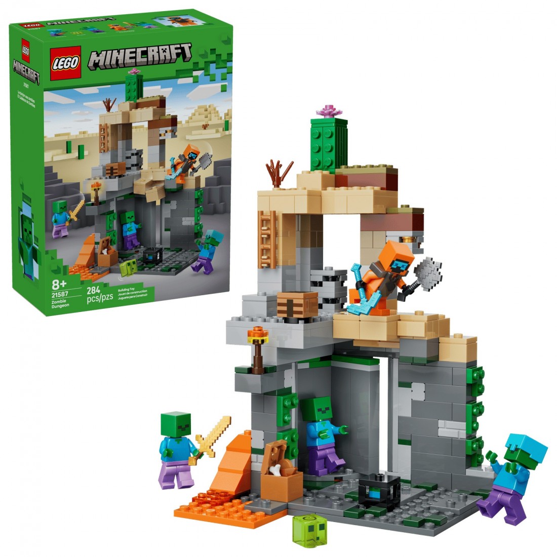 Zombie Dungeon 21587 Lego Minecraft
