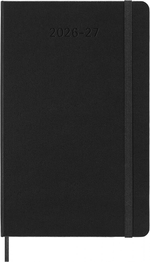 Moleskine Classic Planner 2026 - 2027 Weekly Horizontal 18 Month Black Large 13x21 hard cover