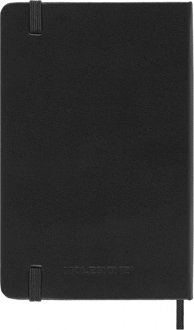 Moleskine Classic Planner 2026 - 2027 Weekly Horizontal 18 Month Black Pocket 9x14  hard cover