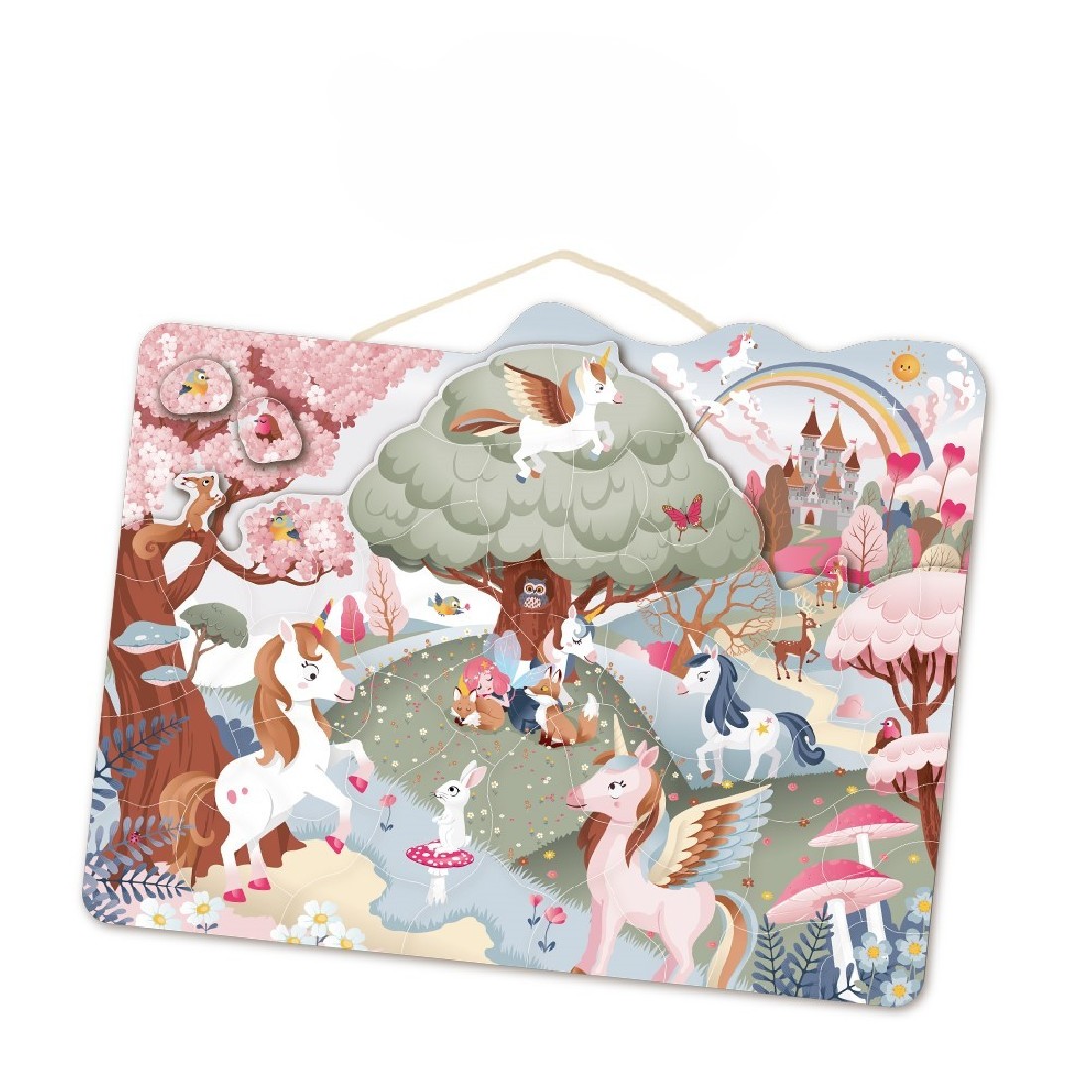 Ξύλινο Μαγνητικό Puzzle Μονόκερος 48 pcs SP6005 Speedy Monkey
