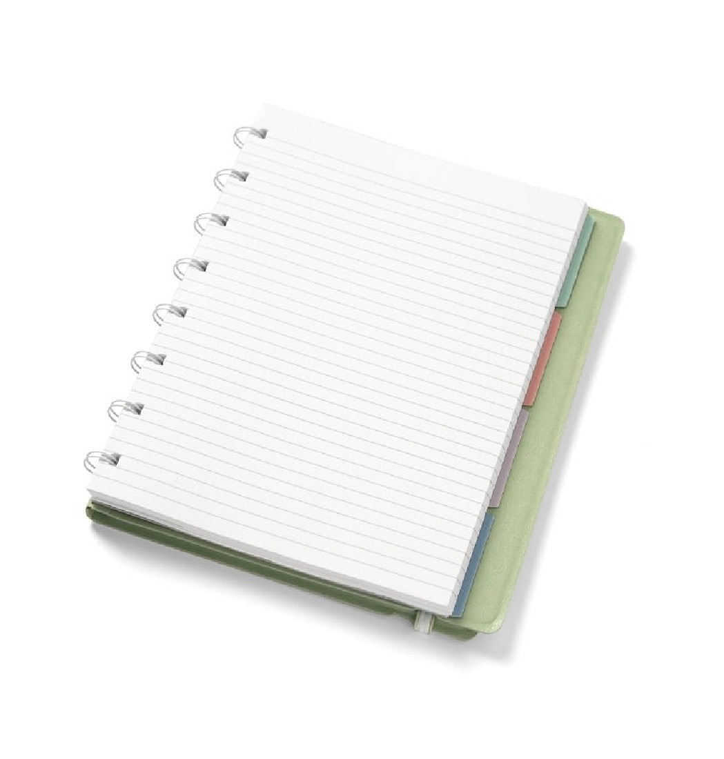 Notebook Refillable Ruled A5 Sage 560266 Filofax