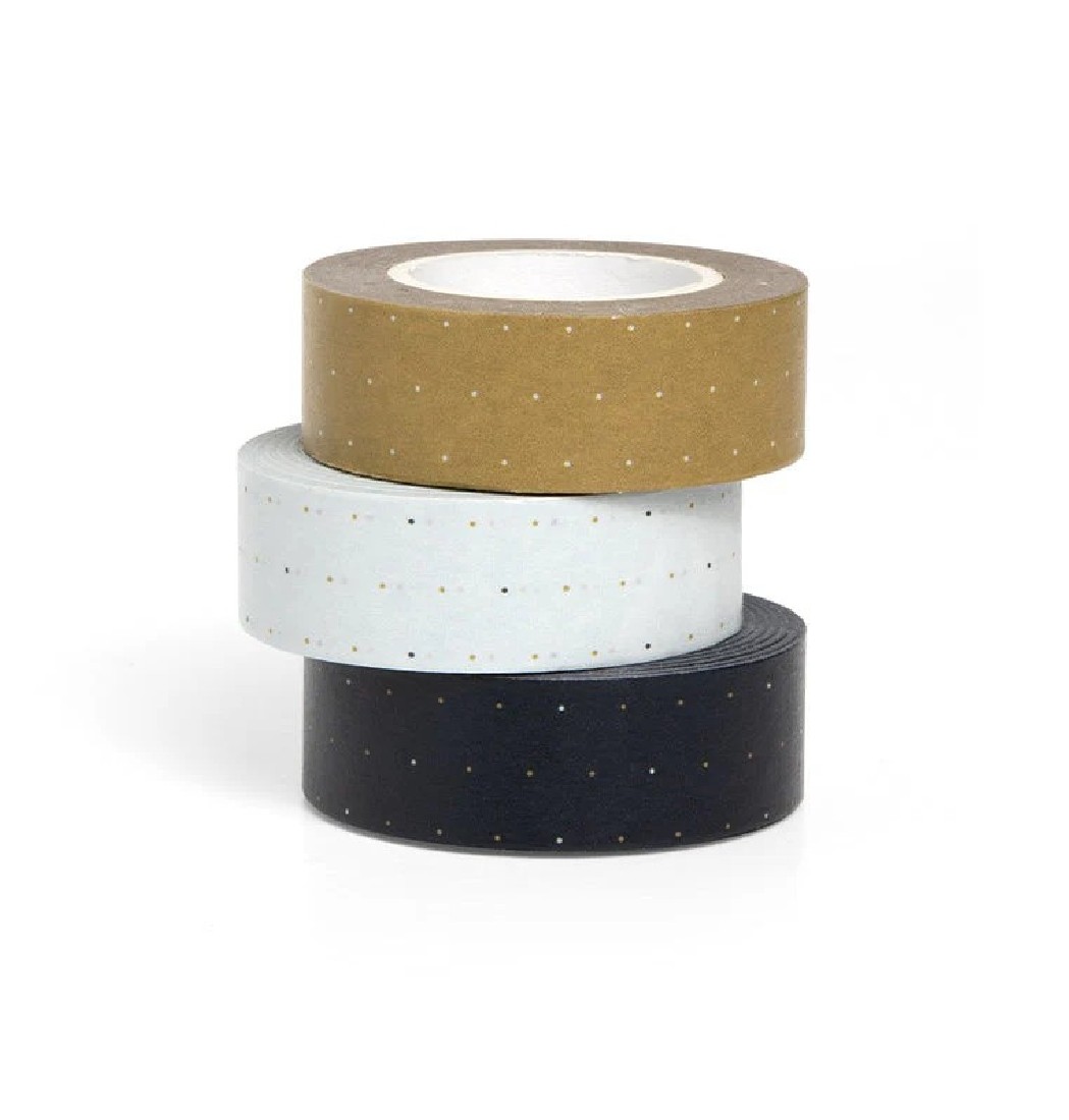 Filofax Moonlight Washi Tape Set of 3 132824