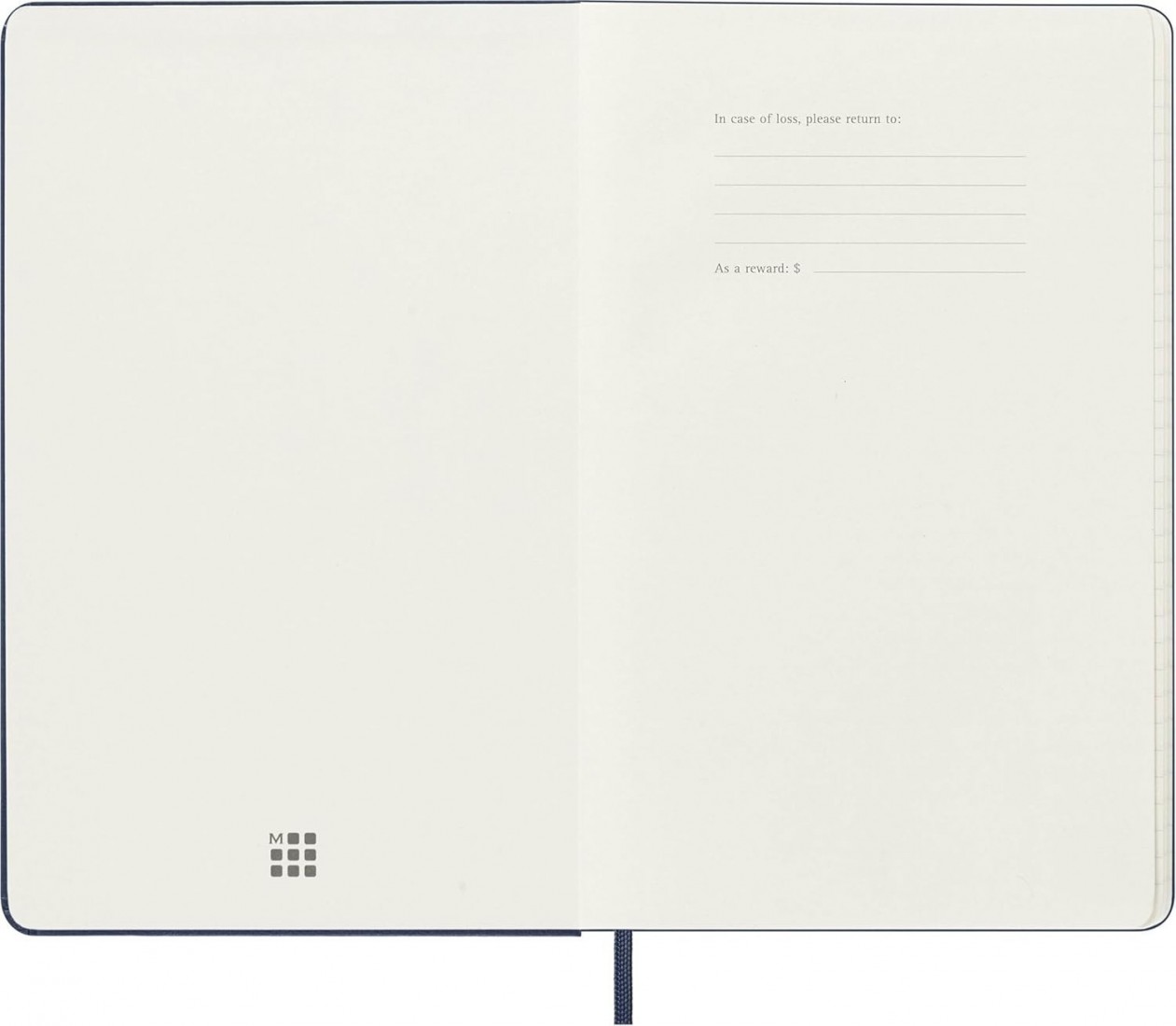 Moleskine Classic Planner 2026 - 2027 Weekly and Notes 18 Month Blue Large 13x21 hard cover
