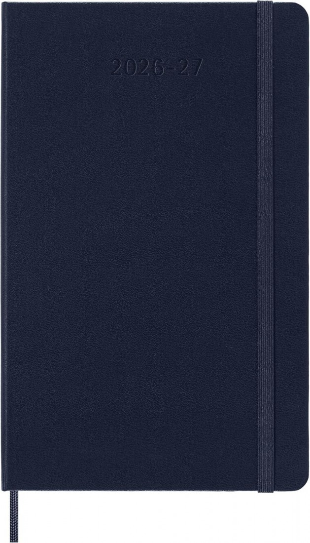 Moleskine Classic Planner 2026 - 2027 Weekly and Notes 18 Month Blue Large 13x21 hard cover