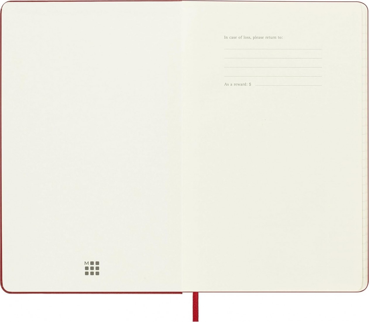 Moleskine Classic Planner 2026 - 2027 Weekly and Notes 18 Month Red Large 13x21 hard cover