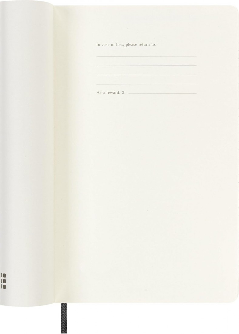 Moleskine Classic Planner 2026 - 2027 Weekly and Notes 18 Month Black Large 13x21 soft cover