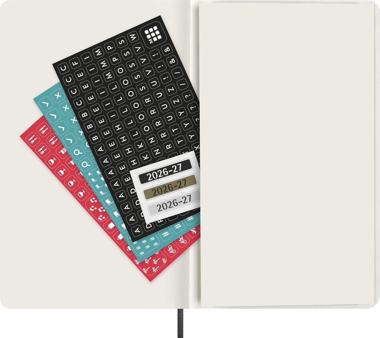 Moleskine Classic Planner 2026 - 2027 Weekly and Notes 18 Month Black Large 13x21 soft cover