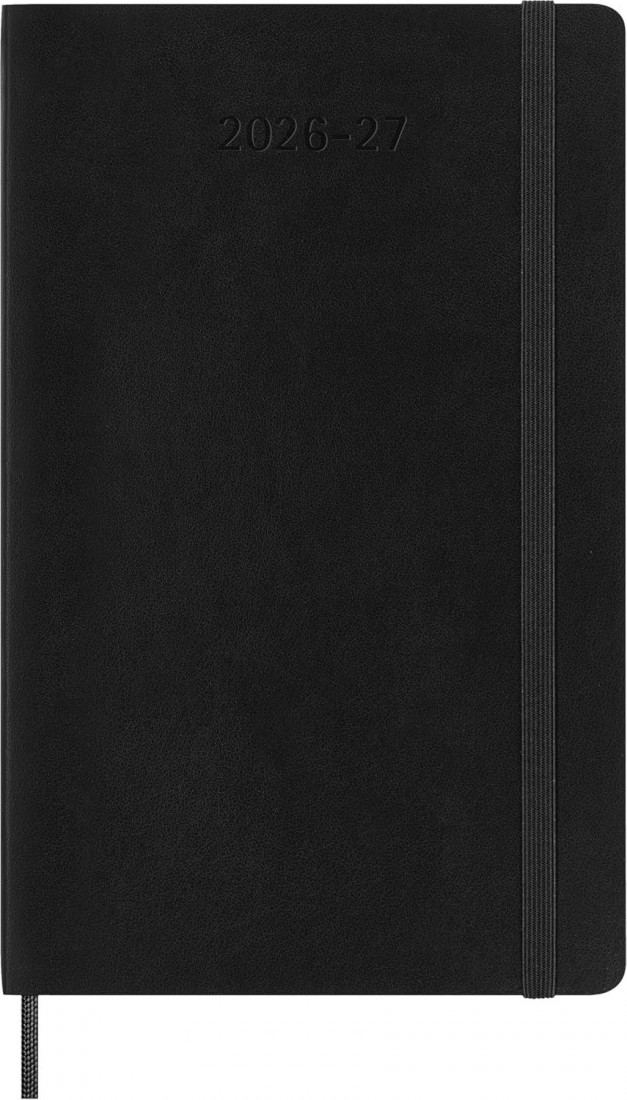 Moleskine Classic Planner 2026 - 2027 Weekly and Notes 18 Month Black Large 13x21 soft cover