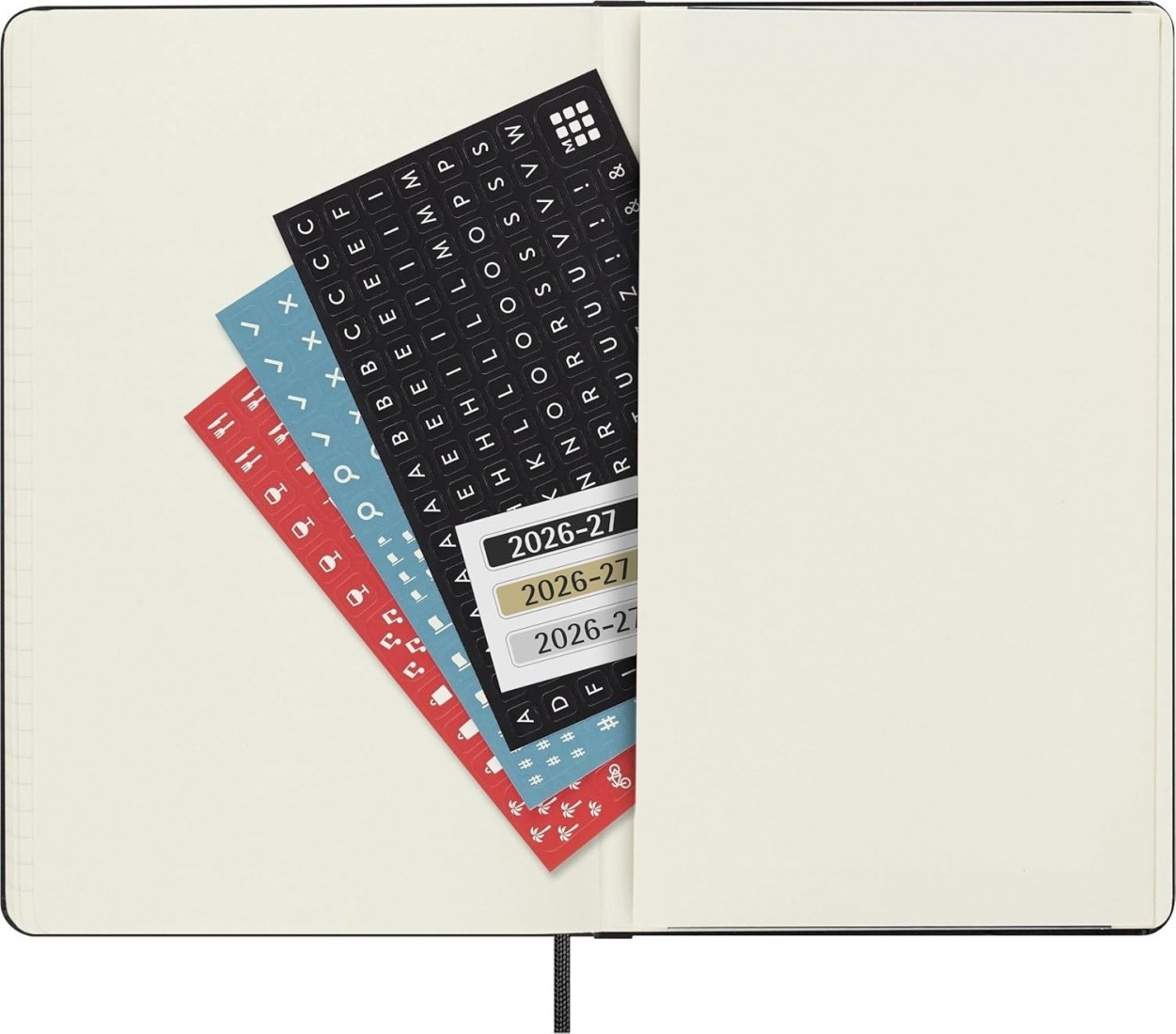 Moleskine Classic Planner 2026 - 2027 Daily 18 Month Black Large 13x21 hard cover