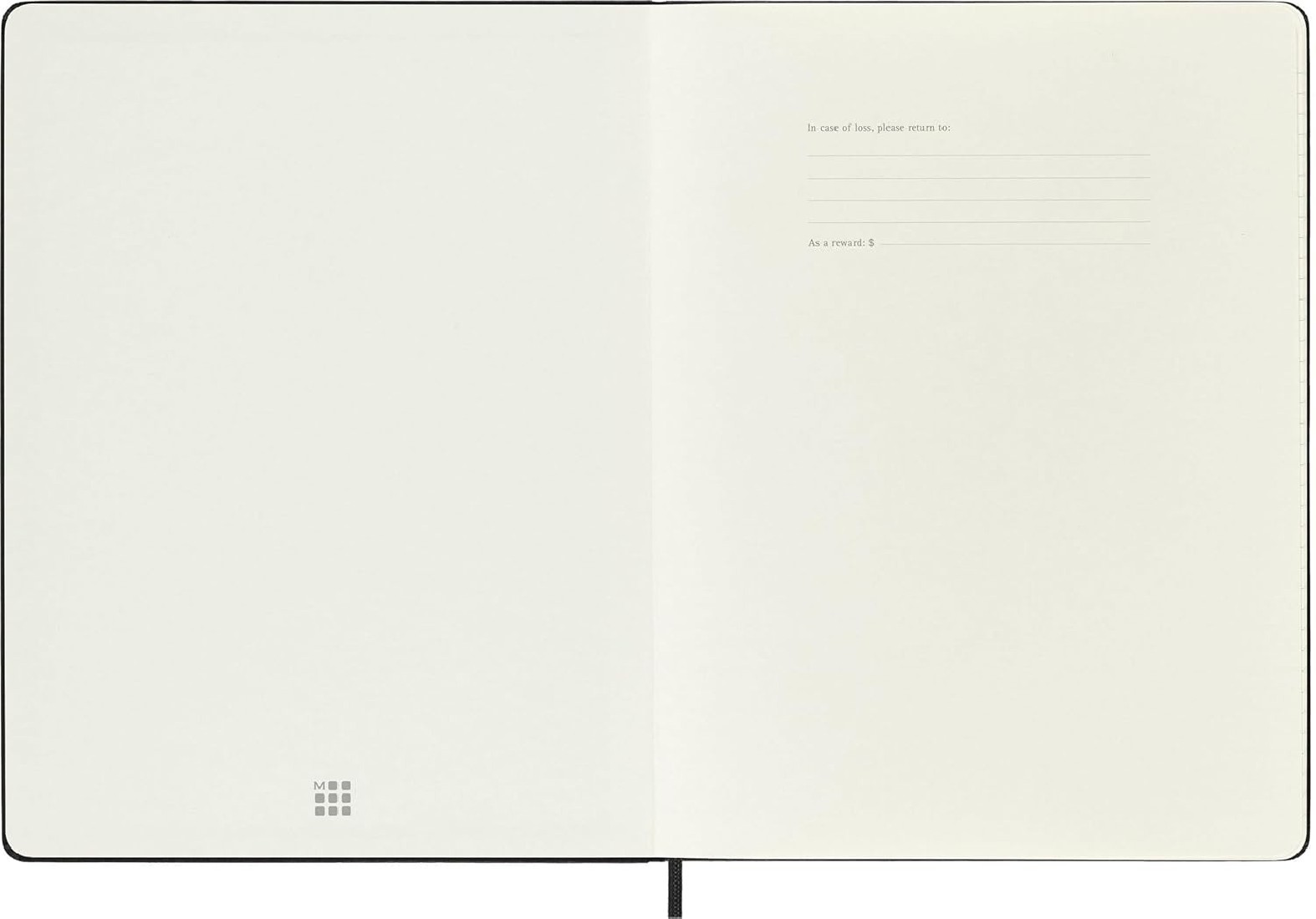Moleskine Classic Planner 2026 - 2027 Weekly and Notes 18 Month Black Extra Large 19x25 hard cover