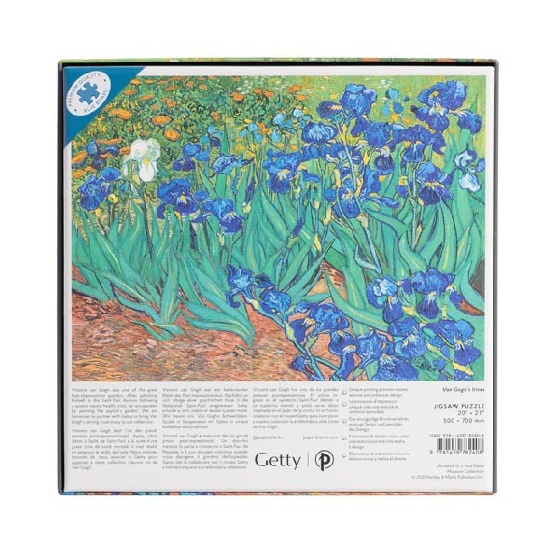 Jigsaw puzzle 1000pcs, Van Goghs Irises P82408 Paperblanks