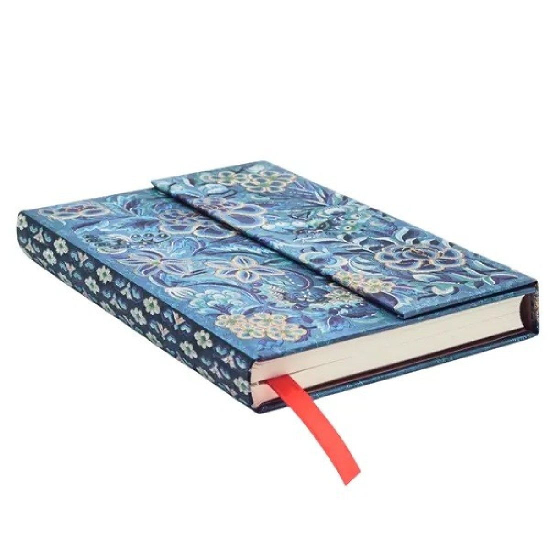 Paperblanks Notebook Blue Willow Midi Wrap Lined