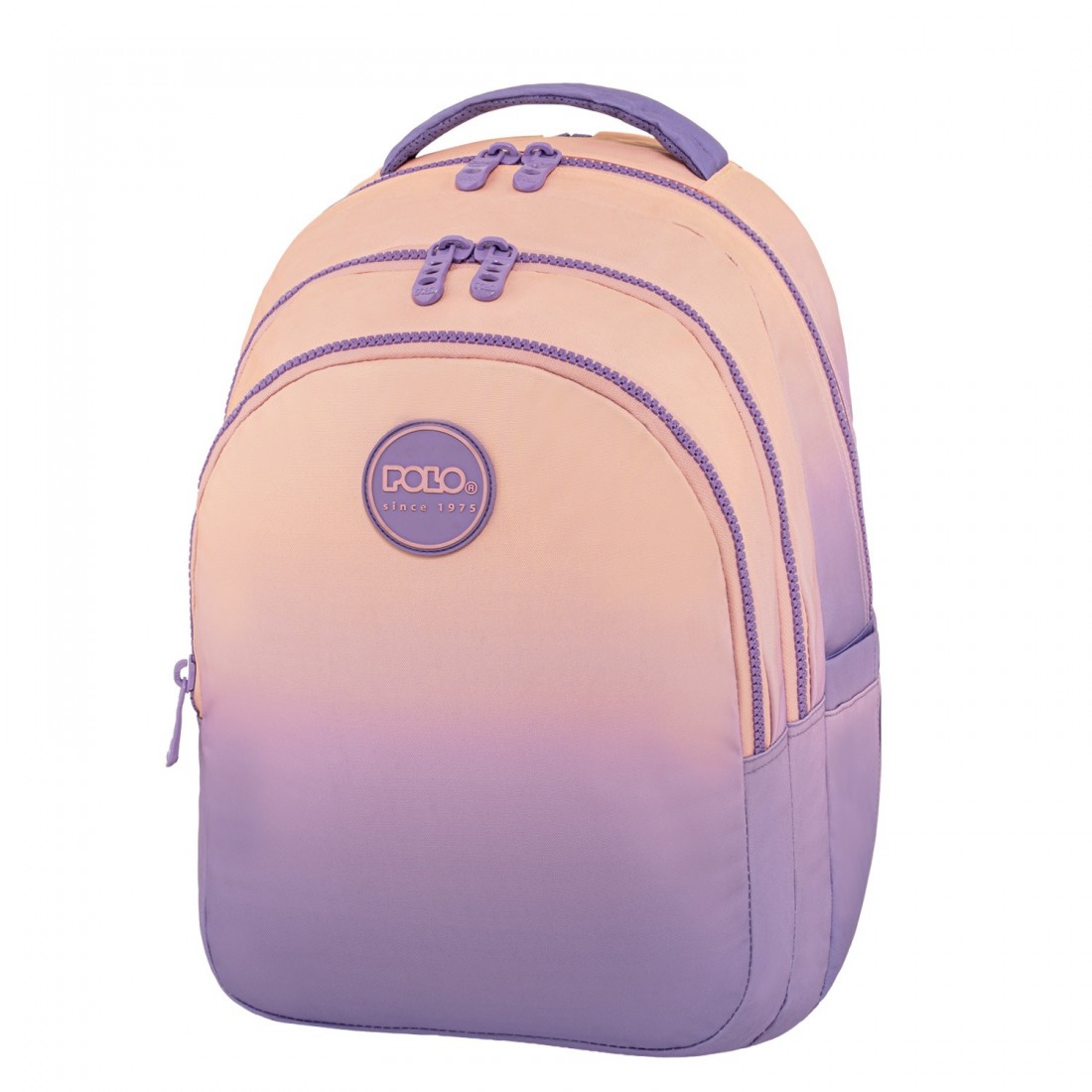 Σακίδιο πλάτης Δημοτικού Focus Salmon - Lila 901078-8411 Polo (2026)