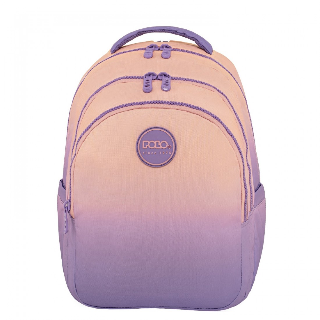Σακίδιο πλάτης Δημοτικού Focus Salmon - Lila 901078-8411 Polo (2026)