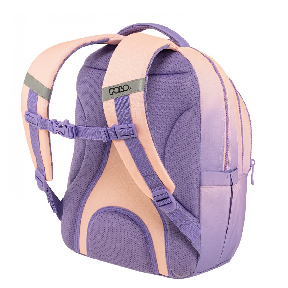 Σακίδιο πλάτης Δημοτικού Focus Salmon - Lila 901078-8411 Polo (2026)