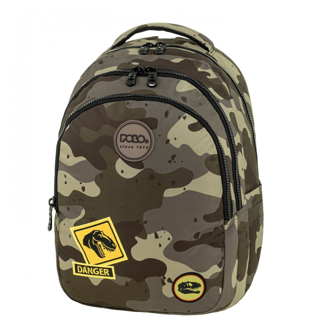 Σακίδιο πλάτης Δημοτικού Focus Dino Danger 901078-8309 Polo (2026)