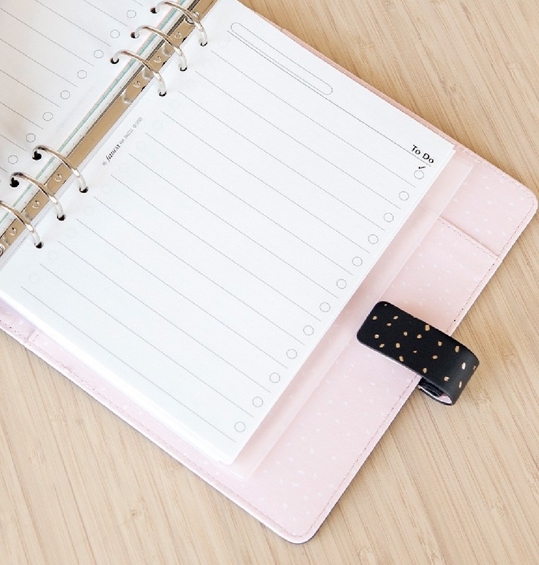 Filofax Organiser A5 Confetti Charcoal 028743.