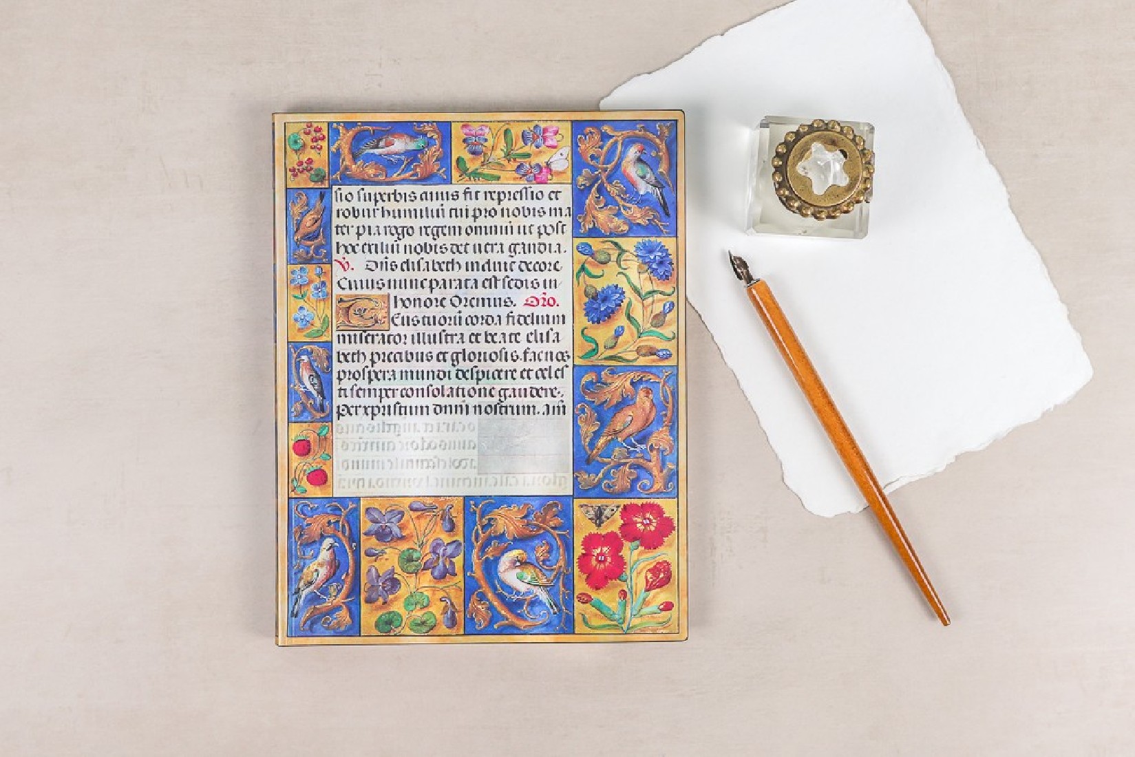 Paperblanks softcover notebook Ultra 18x23, Ancient Illumination, Spinola Hours, Lined, 176 pages, 100g