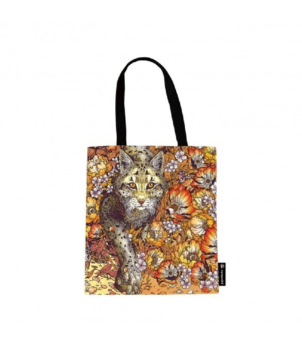 Paperblanks canvas bag Lynx Rising