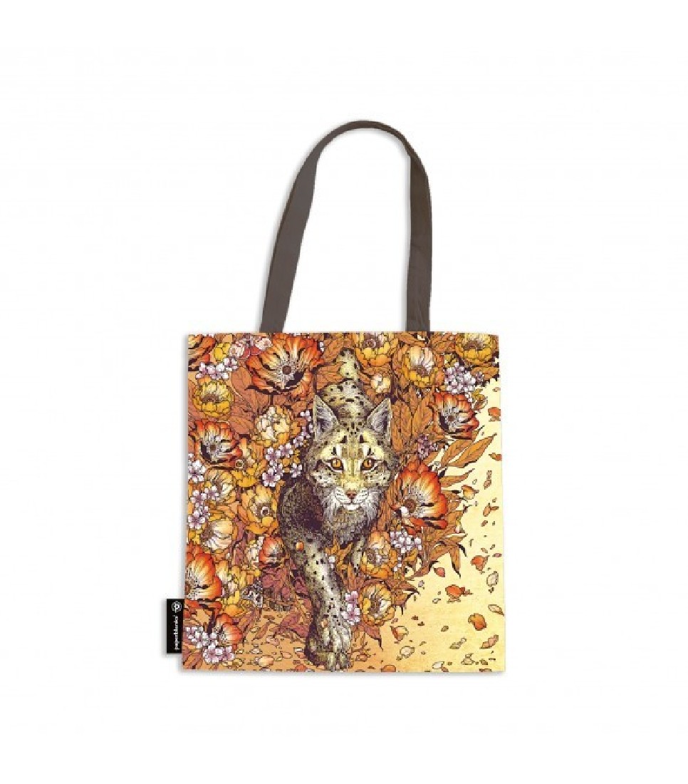 Paperblanks canvas bag Lynx Rising