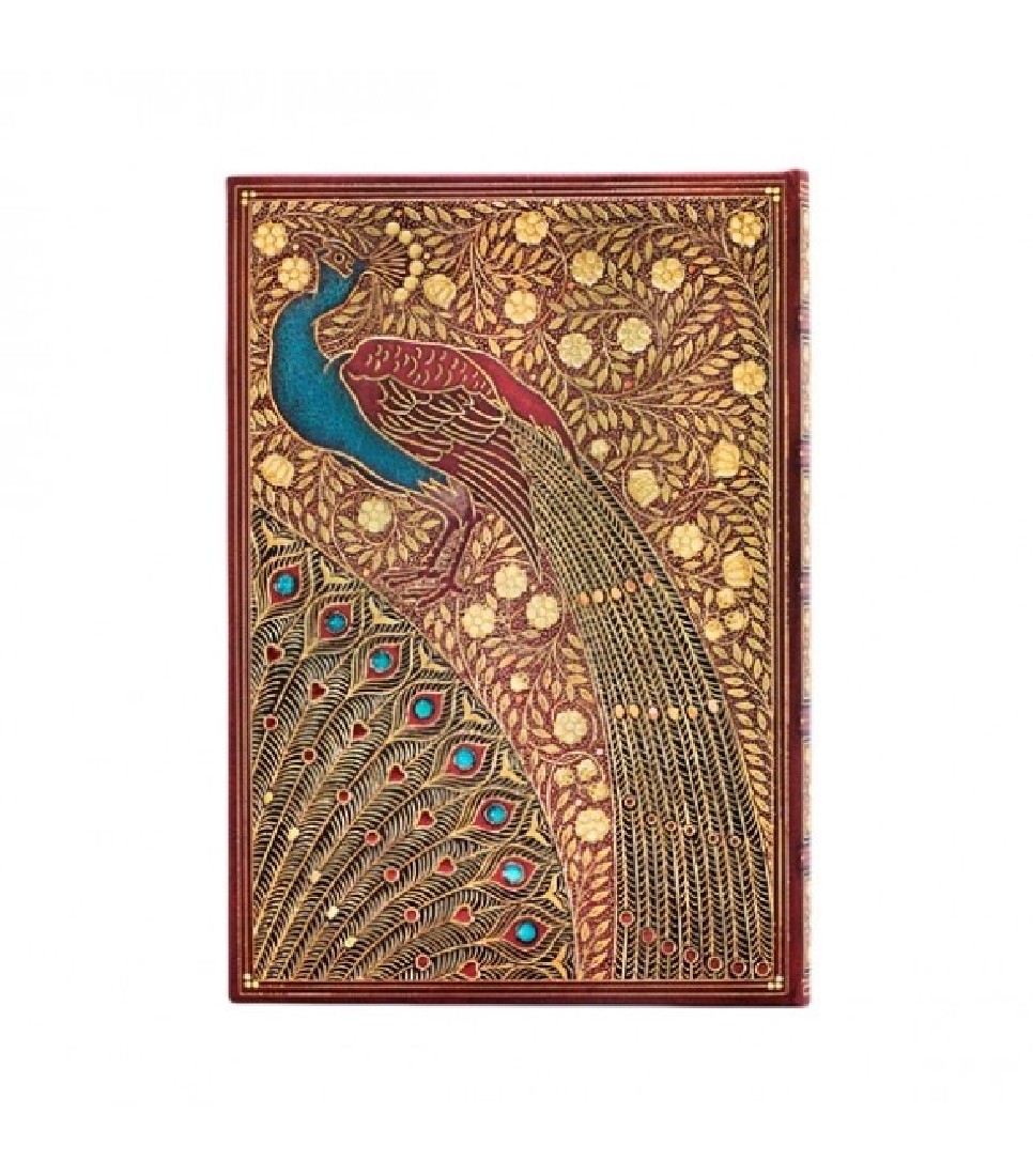 Paperblanks notebook Hafizs Peacocks Midi Lined