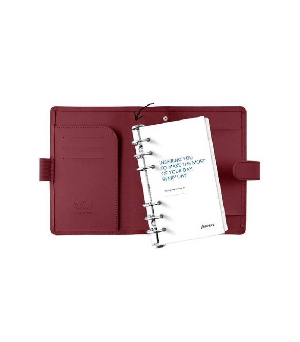 Filofax organiser Personal saffiano dark cherry 021769