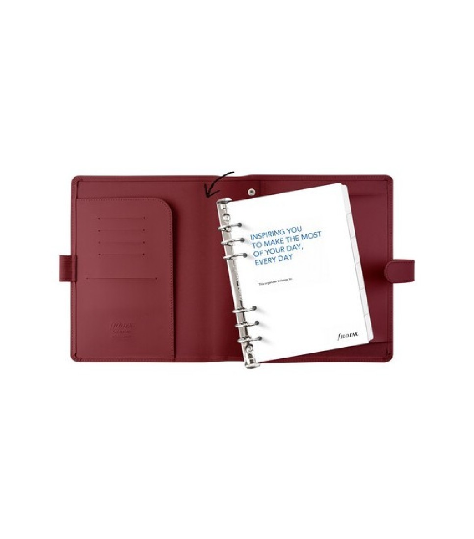 Filofax organiser A5 saffiano dark cherry 021768