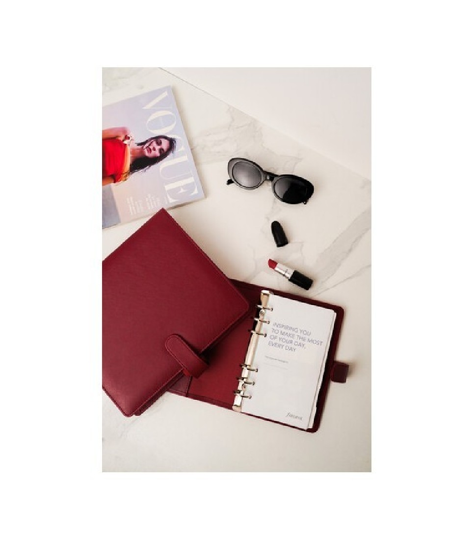Filofax organiser A5 saffiano dark cherry 021768