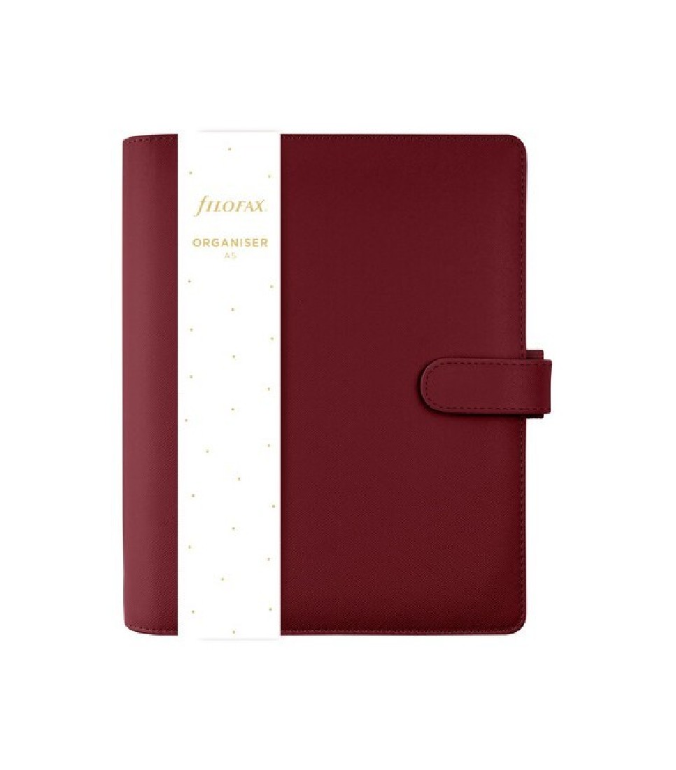 Filofax organiser A5 saffiano dark cherry 021768