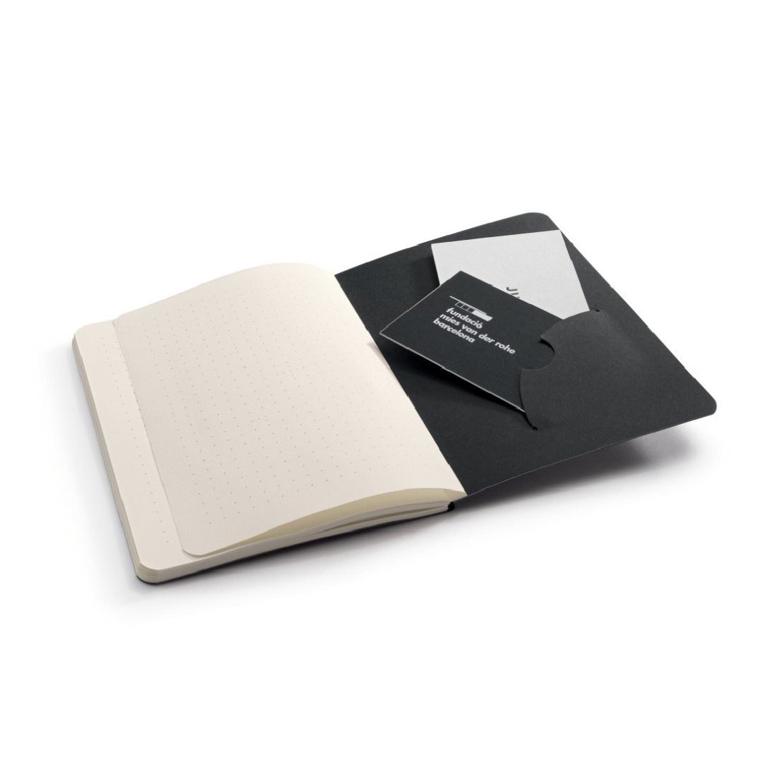 Leuchtturm 1917 Bullet Journal Pocket, 46 Numbered Double Pages, Dotted, Black, Pack of 3