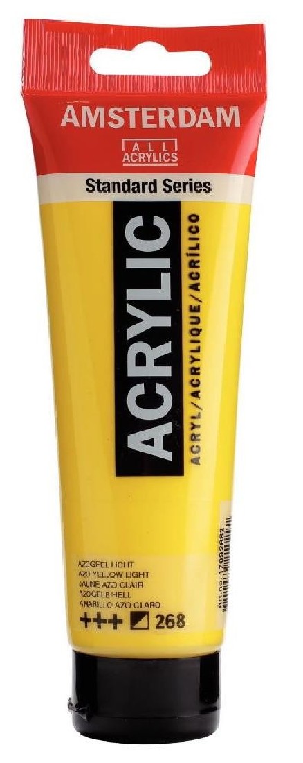 Acrylic Amsterdam 120ml. Αzo Yellow Light Νo.268 Talens