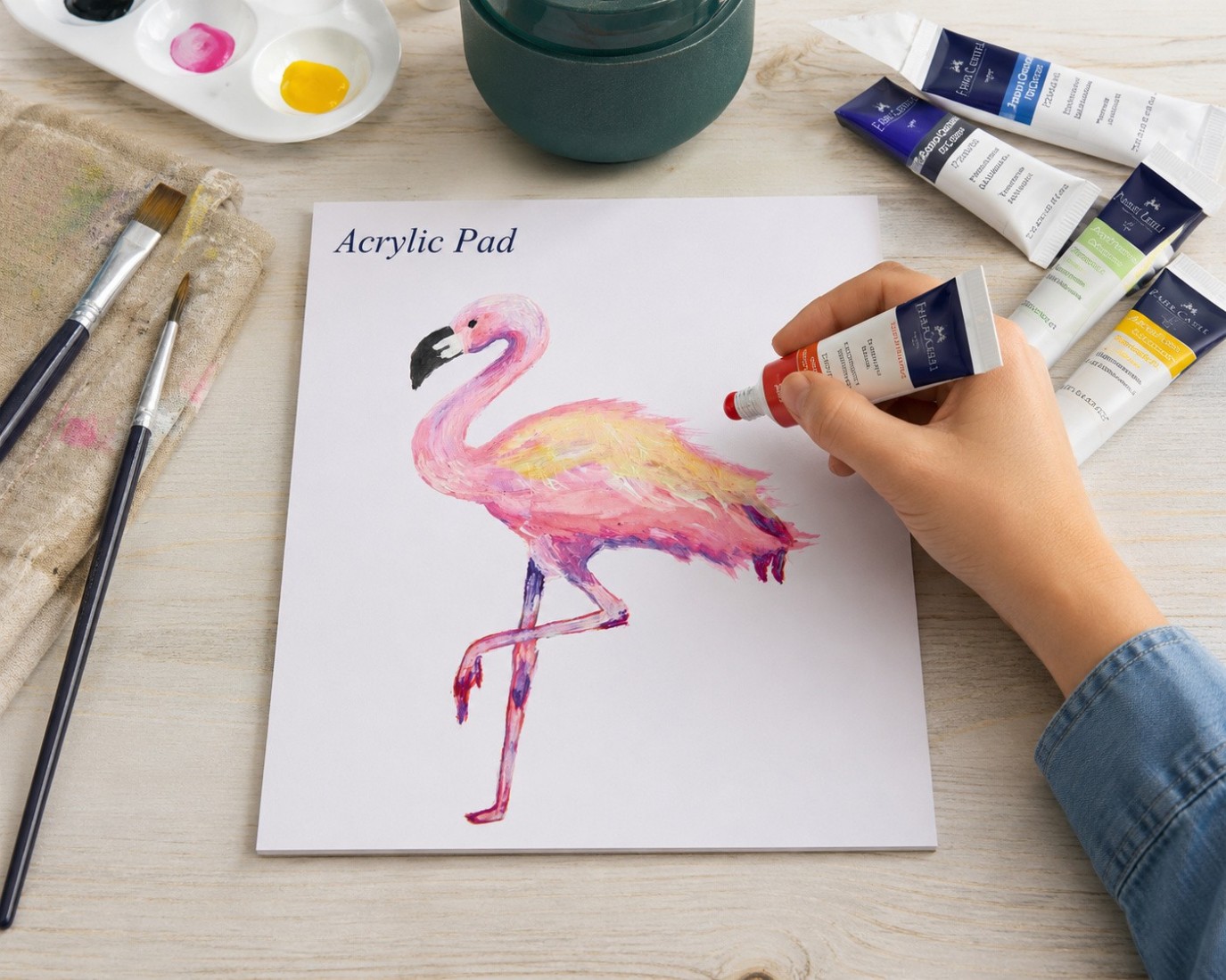 Faber Castell Acrylic pad A3, 15 sheets, 240 gsm, acid free, WD862515