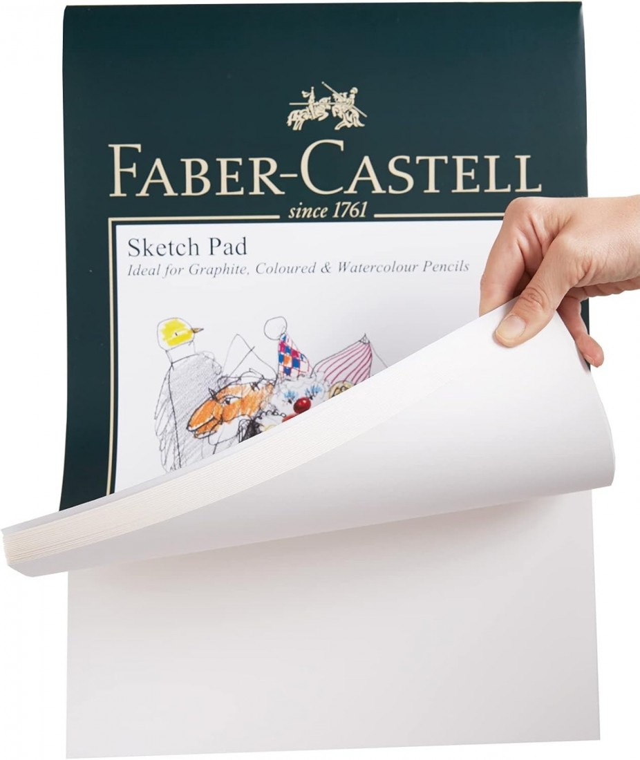 Faber Castell A3 sketch pad 40 sheets, 160 gsm, acid free, WD792614