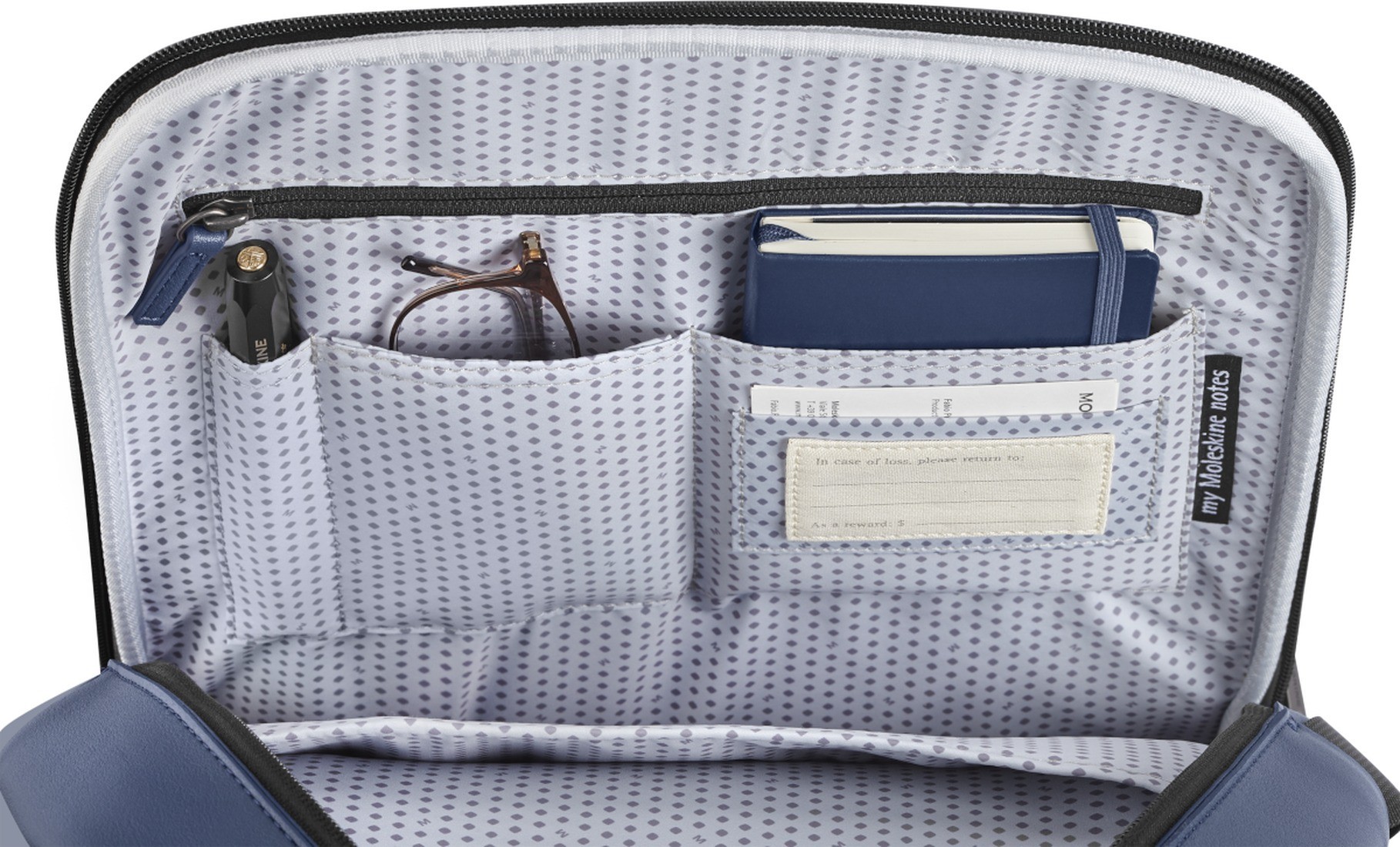 Moleskine Vertical Device Bag 15inches Classic Collection Sapphire Blue